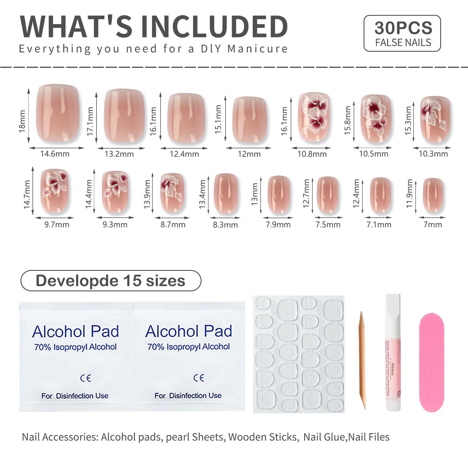 Mivota natural look with seamless cuticle blending