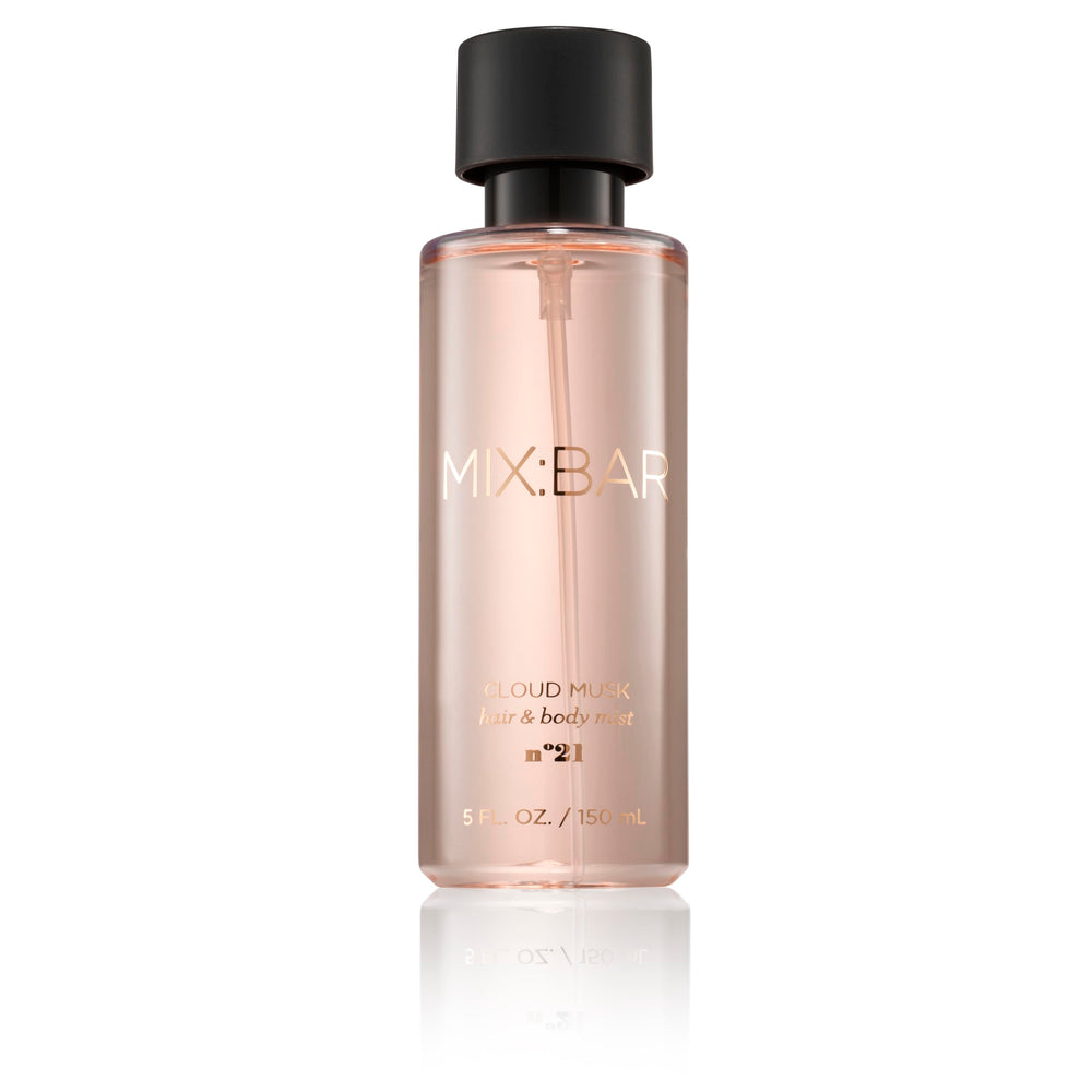 MIX:BAR Cloud Musk bottle showing warm notes for all day wear