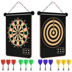 Mixi magnetic dart board outdoor setup for safe family play and easy storage.