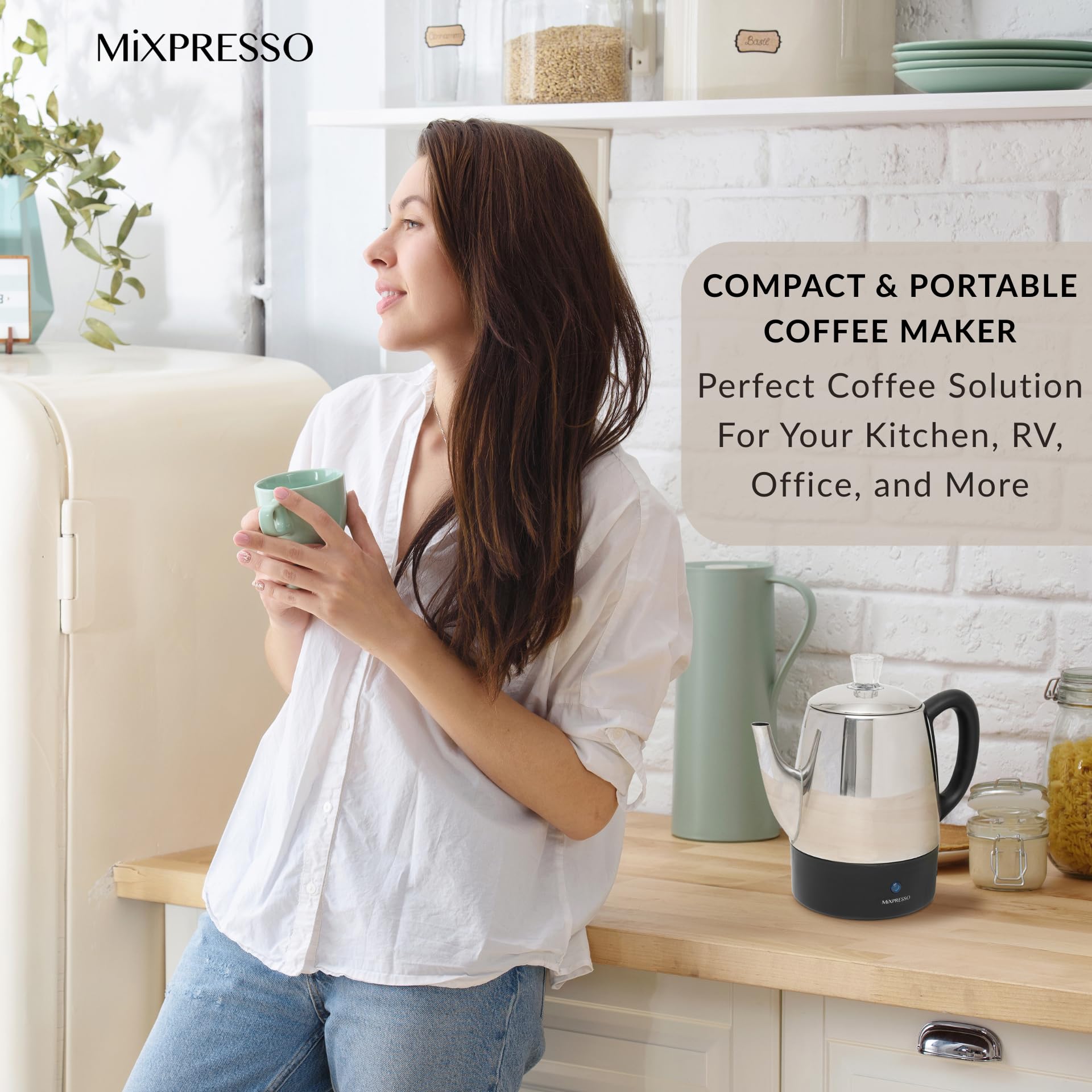 Mixpresso auto shut-off feature promotes safe operation
