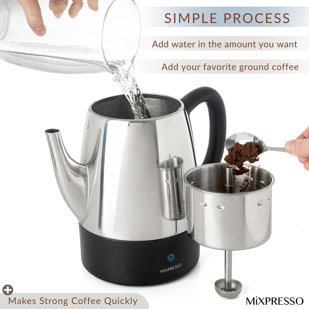 Mixpresso compact footprint fits counter space in small kitchens