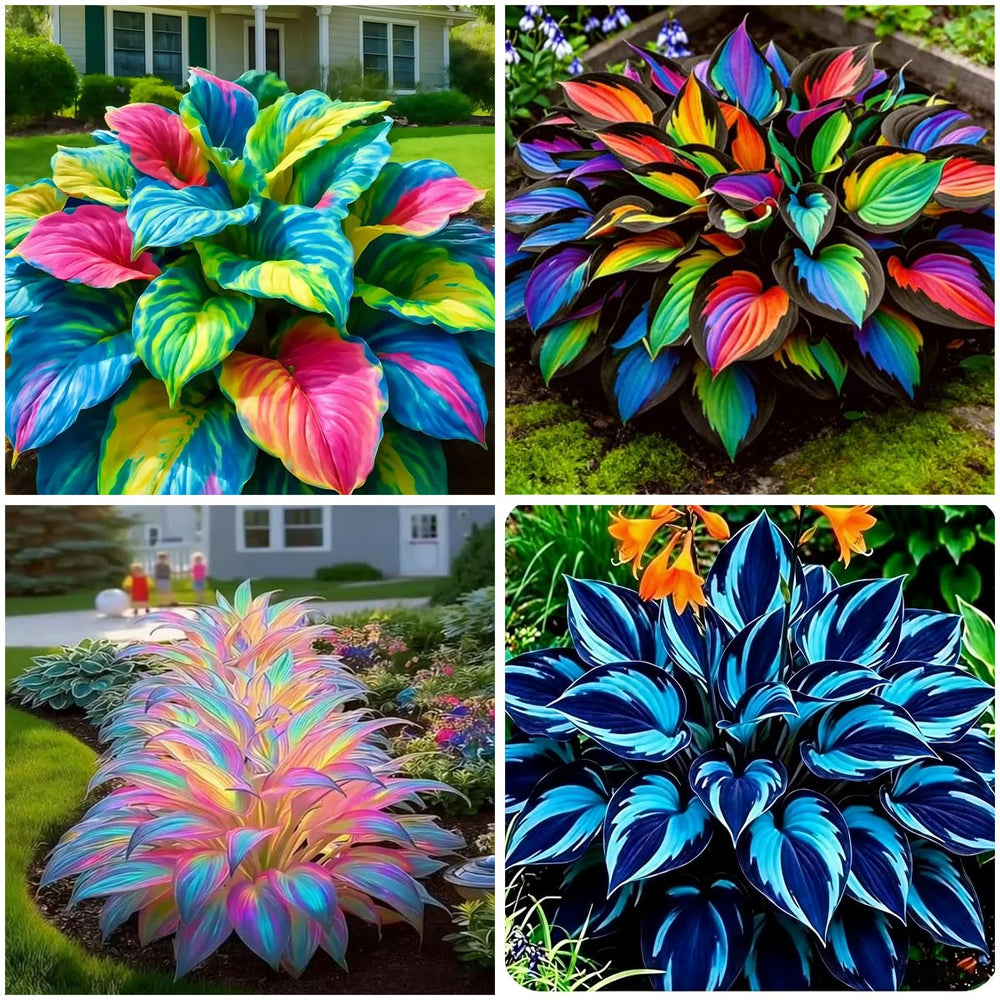 Mixrug 105+ Hosta seeds pack for mixed color shade garden displays.