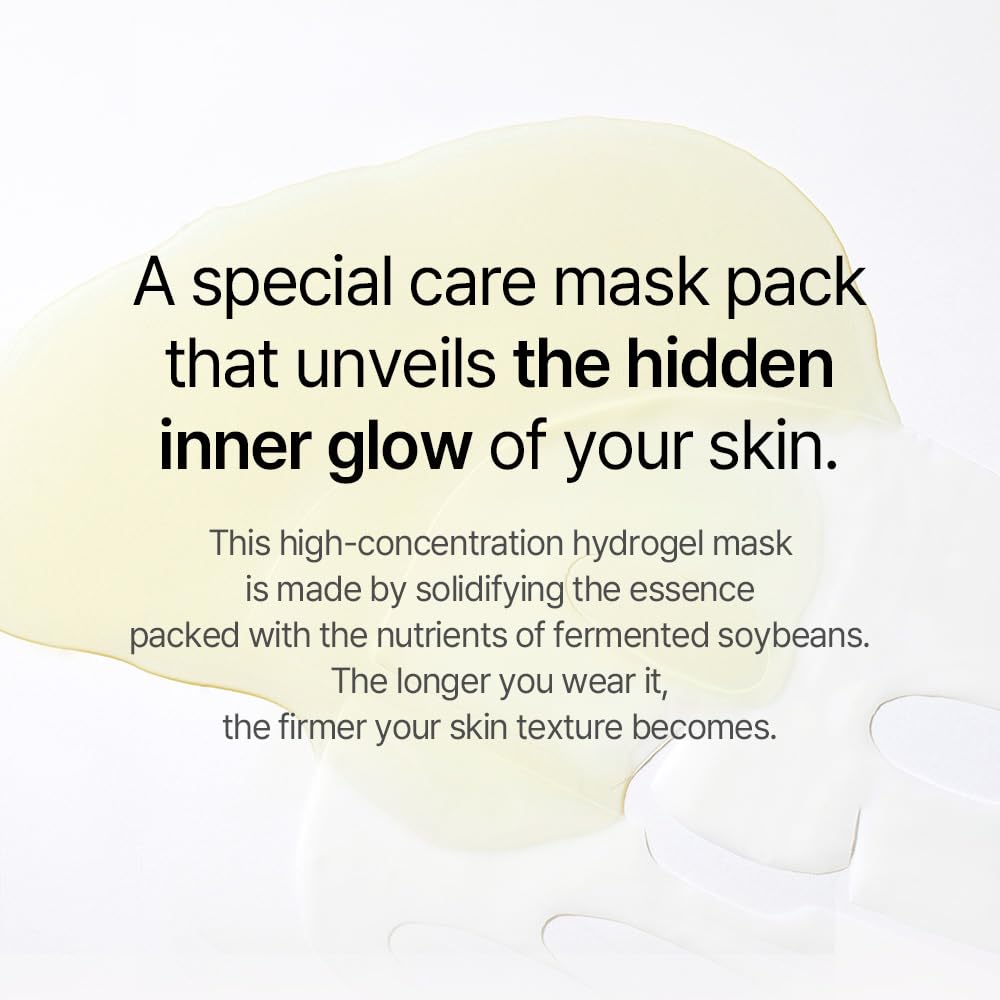Mixsoon Bean Collagen Hydrogel Mask plant-based collagen for elasticity