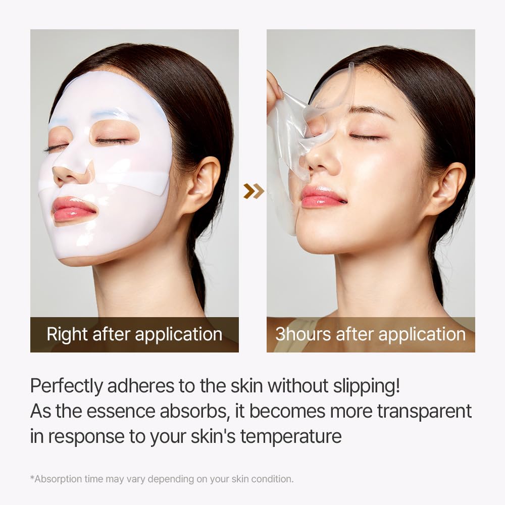 Mixsoon Bean Collagen Hydrogel Mask smooths skin after use, boosting glow