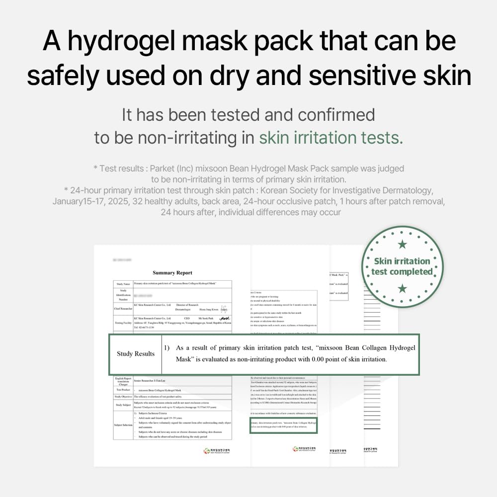 Mixsoon Bean Collagen Hydrogel Mask easy weekly skincare ritual