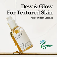 Mixsoon fermented bean extract visual highlighting gentle exfoliation