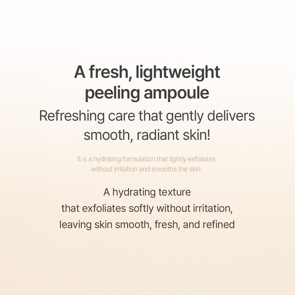 Mixsoon White Rice Peeling Ampoule texture close-up highlighting lightweight, non-sticky hydration