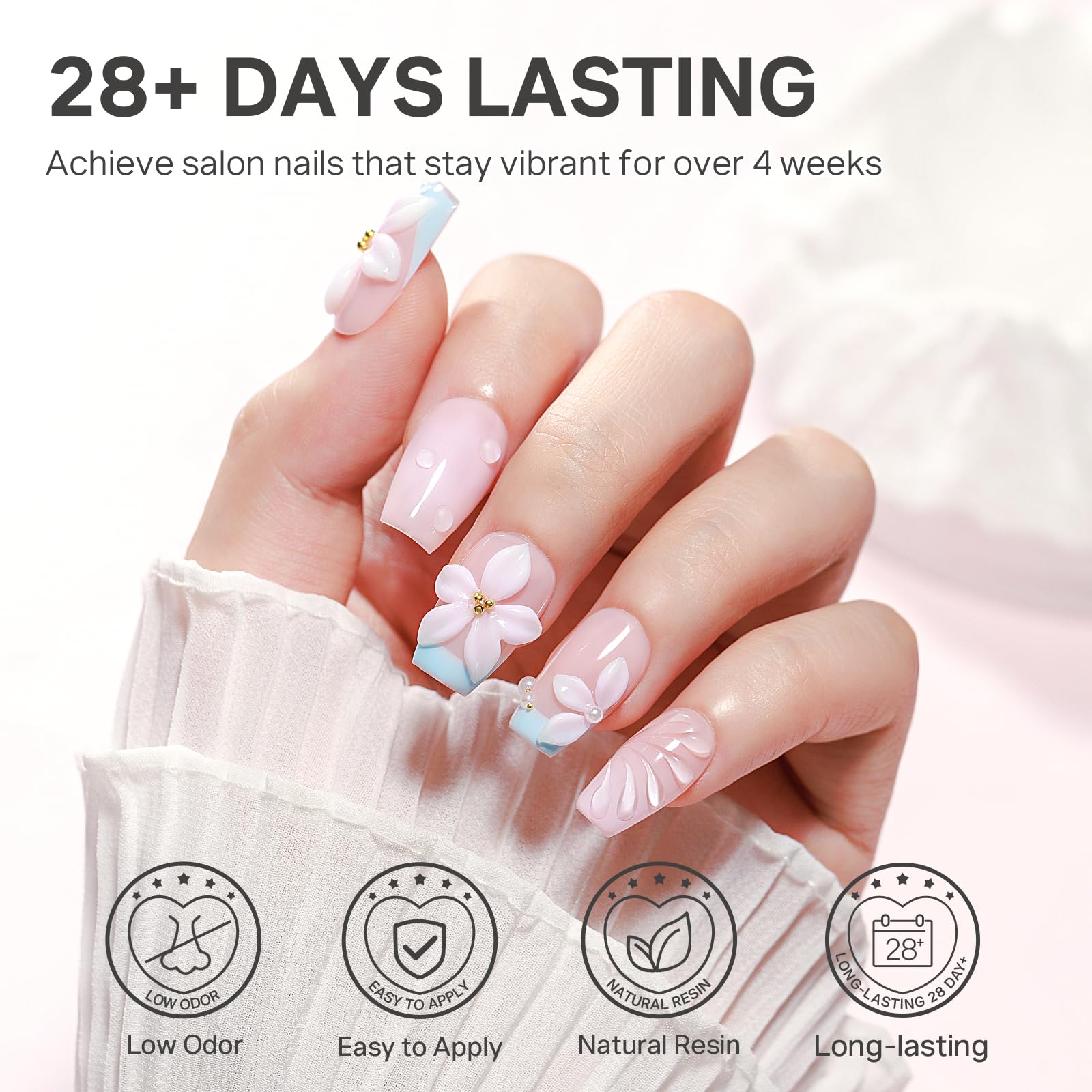 MIZHSE three-step gel artistry guide for quick designs.