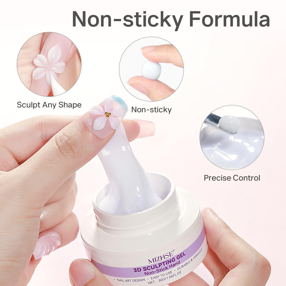 MIZHSE 3D nail art starter kit for beginners.