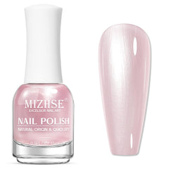 MIZHSE Pearlescent Pink bottle front displays vibrant color and shimmer