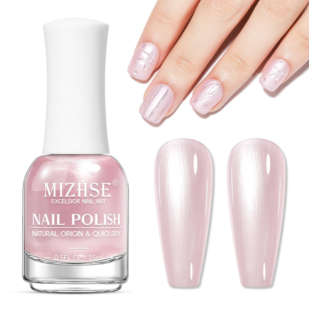 MIZHSE Pearlescent Pink gift packaging ready for gifting