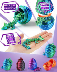 MIZTL detailed 3D-printed eggs closeup showing vivid textures and color