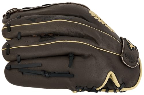 Mizuno Prospect pigskin leather close-up emphasizing rugged durability.