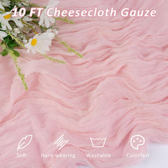 Mkobon table runner with stitched edges maintains shape through events