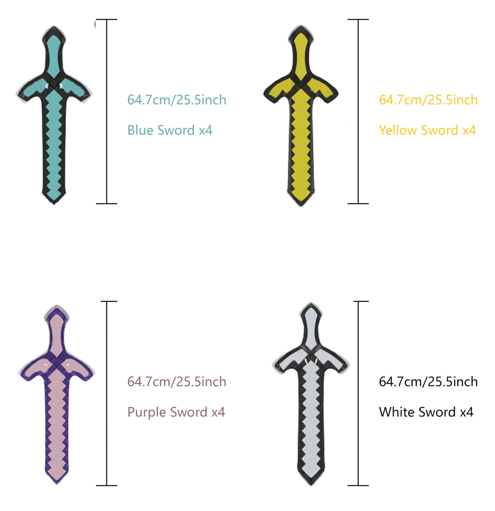 Mkork&fzsx inflatable sword blue – 1:1 game-inspired prop for pretend play