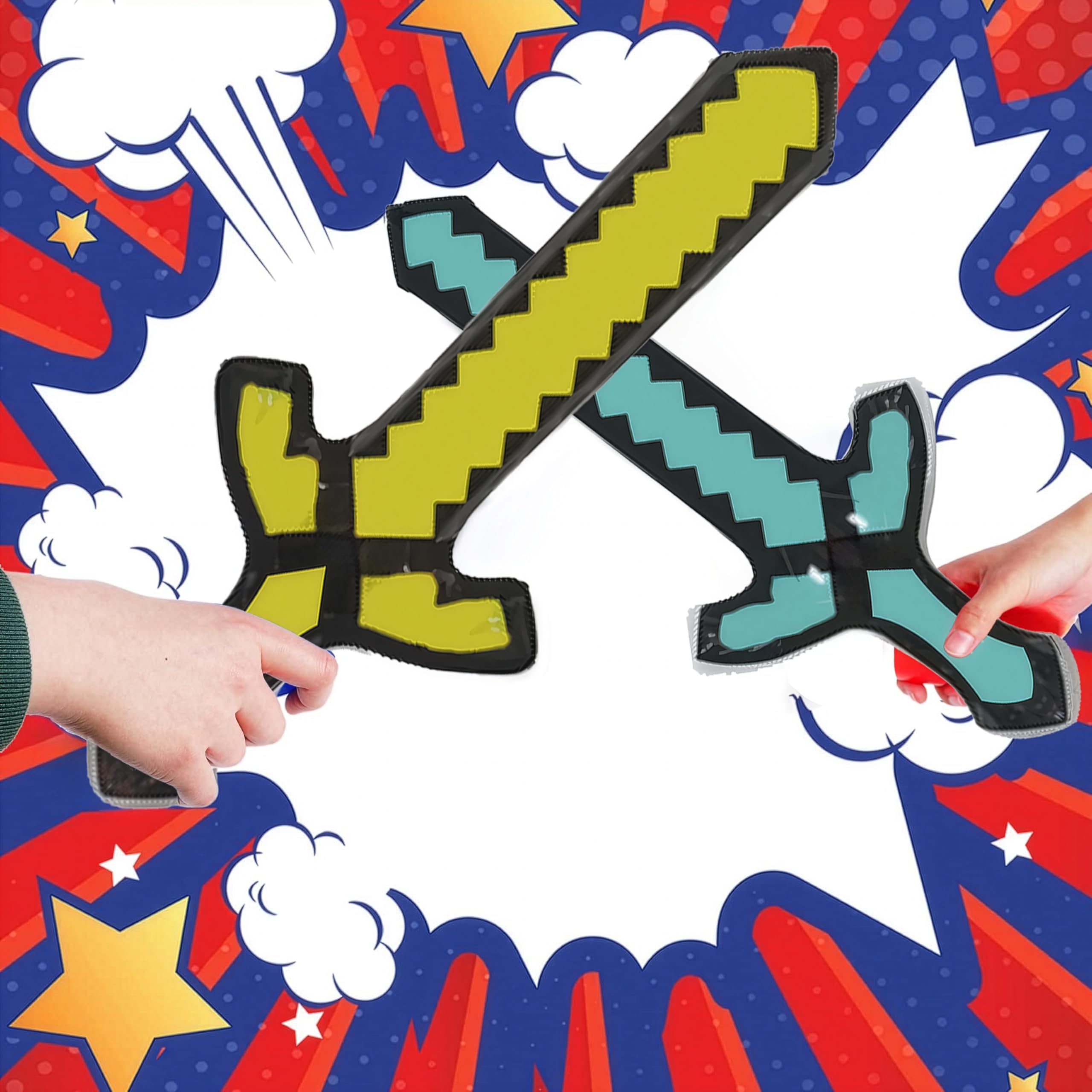 Mkork&fzsx inflatable sword purple – colorful party favor for celebrations and costumes