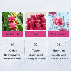 Mkostlich dragon fruit cubes in a pink drink illustrating versatile mix-ins