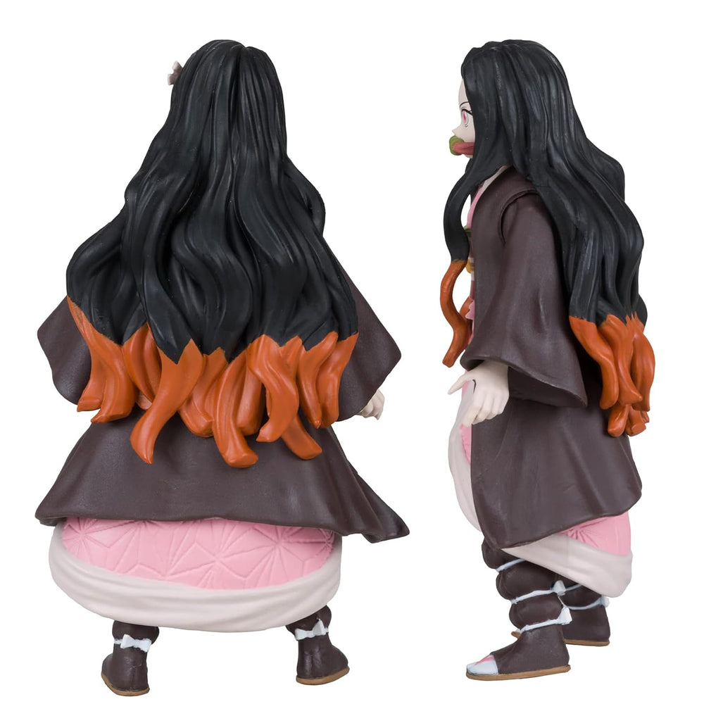 MLDVQJV Demon Figures Set standing pose compact display on a glass case