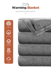 Mlivrom heated throw controller with timer for flexible heat scheduling