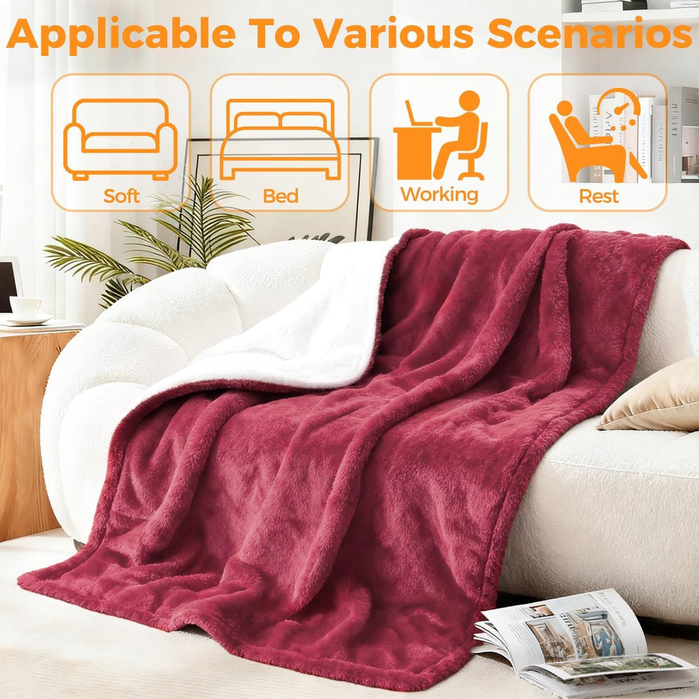 Mlivrom machine-washable blanket simplifies cleaning after use.