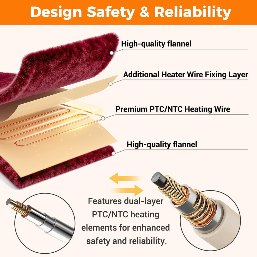 Mlivrom soft-flannel double-sided fabric feels luxurious to touch.