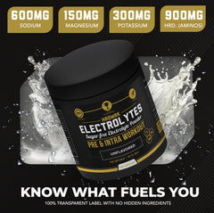 MMA Nutrition HRDWRK athlete mid-workout uses hydration for sustained stamina