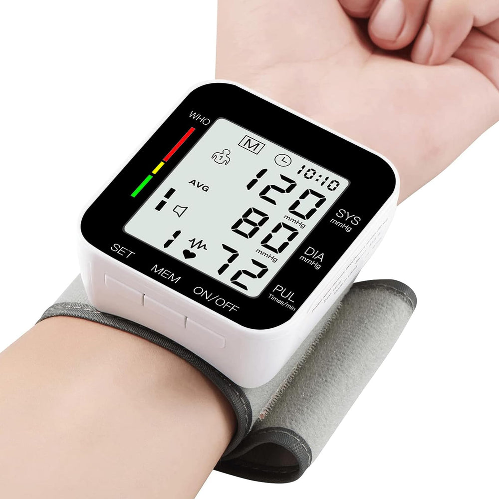 MMIZOO BP monitor with adjustable cuff fits 5.31 to 7.68 inches