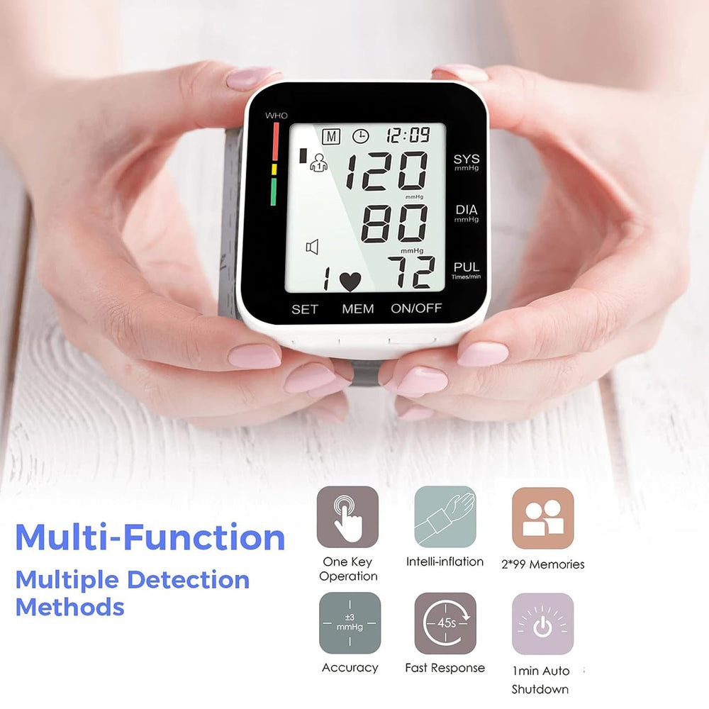 MMIZOO BP monitor supports two users for family health tracking
