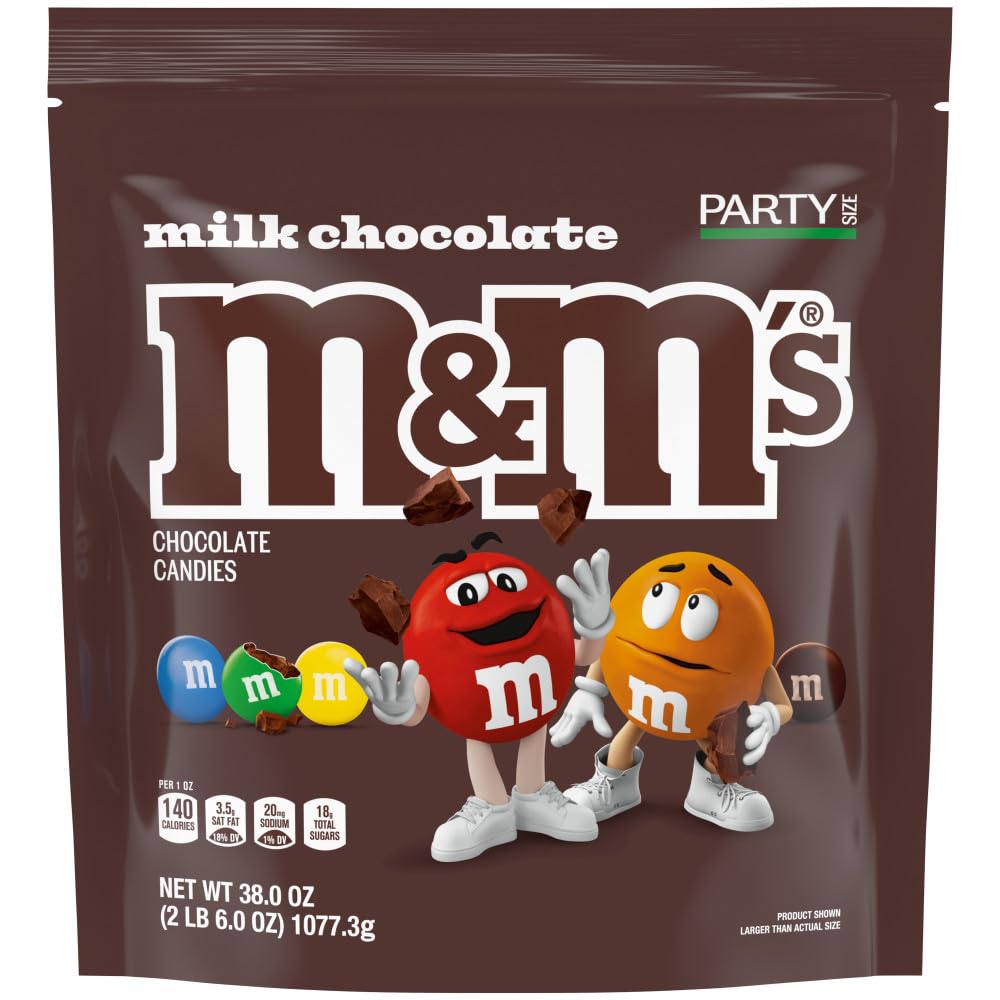 Closeup of M&M's colorful candy shells for display.