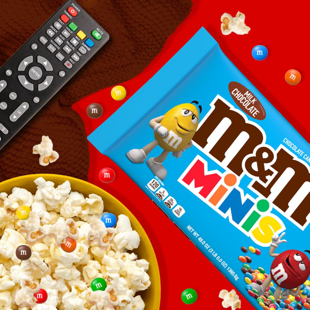 Party platter featuring M&M'S MINIS as colorful snacks