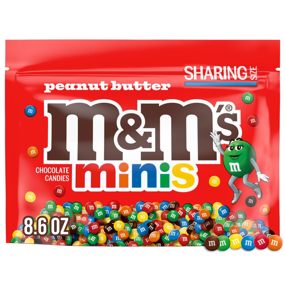 M&M'S Minis Peanut Butter Chocolate bag for sharing on game day