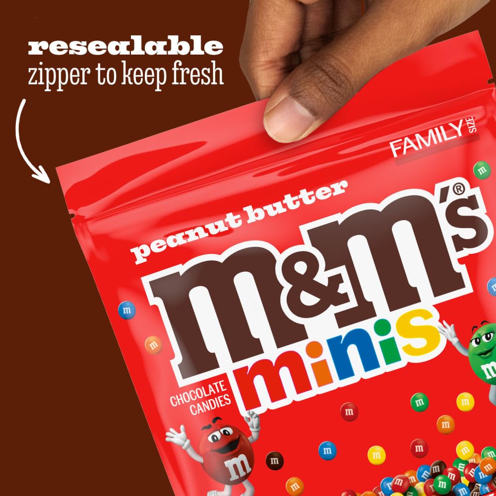 M&M'S Minis Peanut Butter study-session snack to stay energized