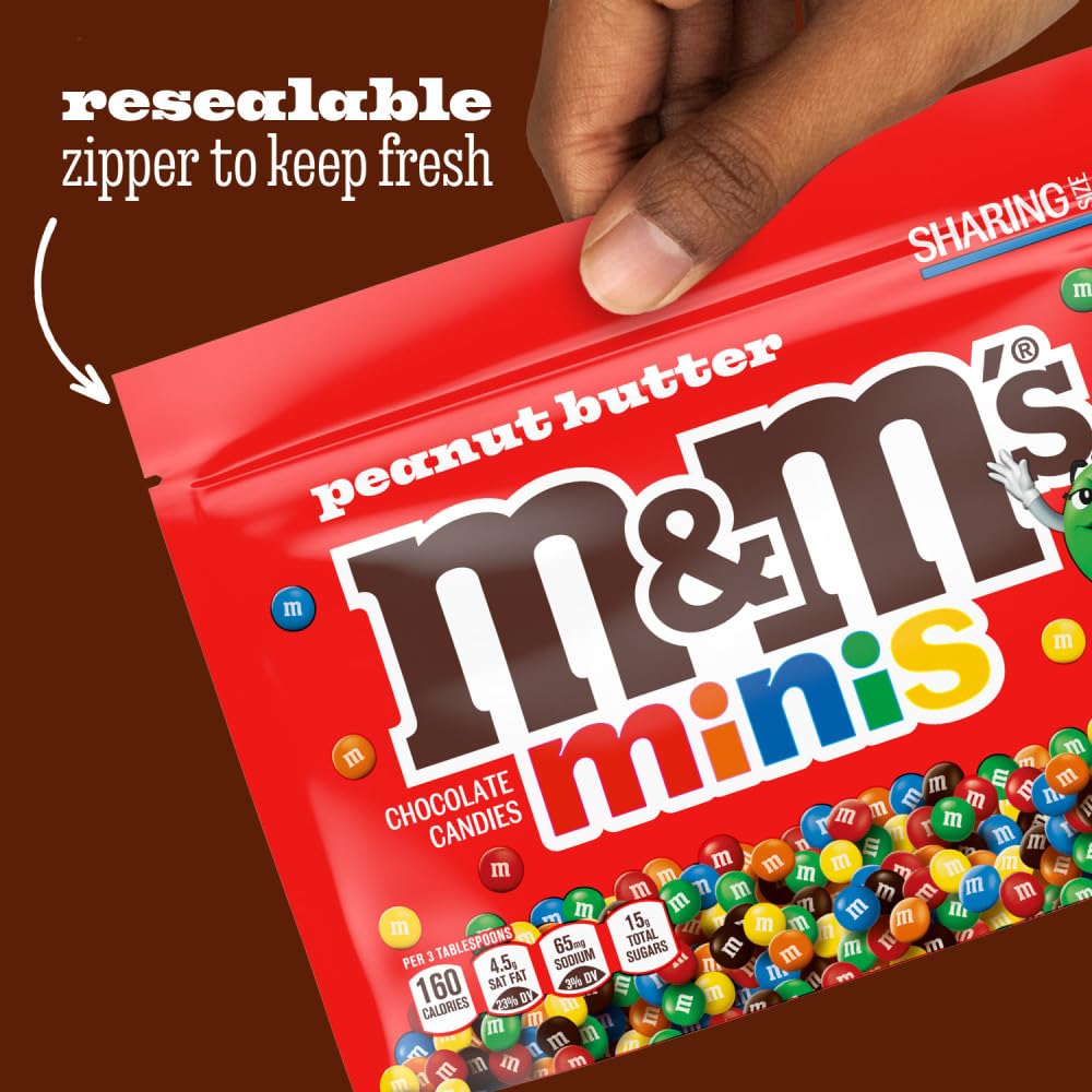 Tailgate-ready M&M'S Minis Peanut Butter candy pack