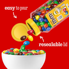 M&M'S used as a topping on popcorn for movie night