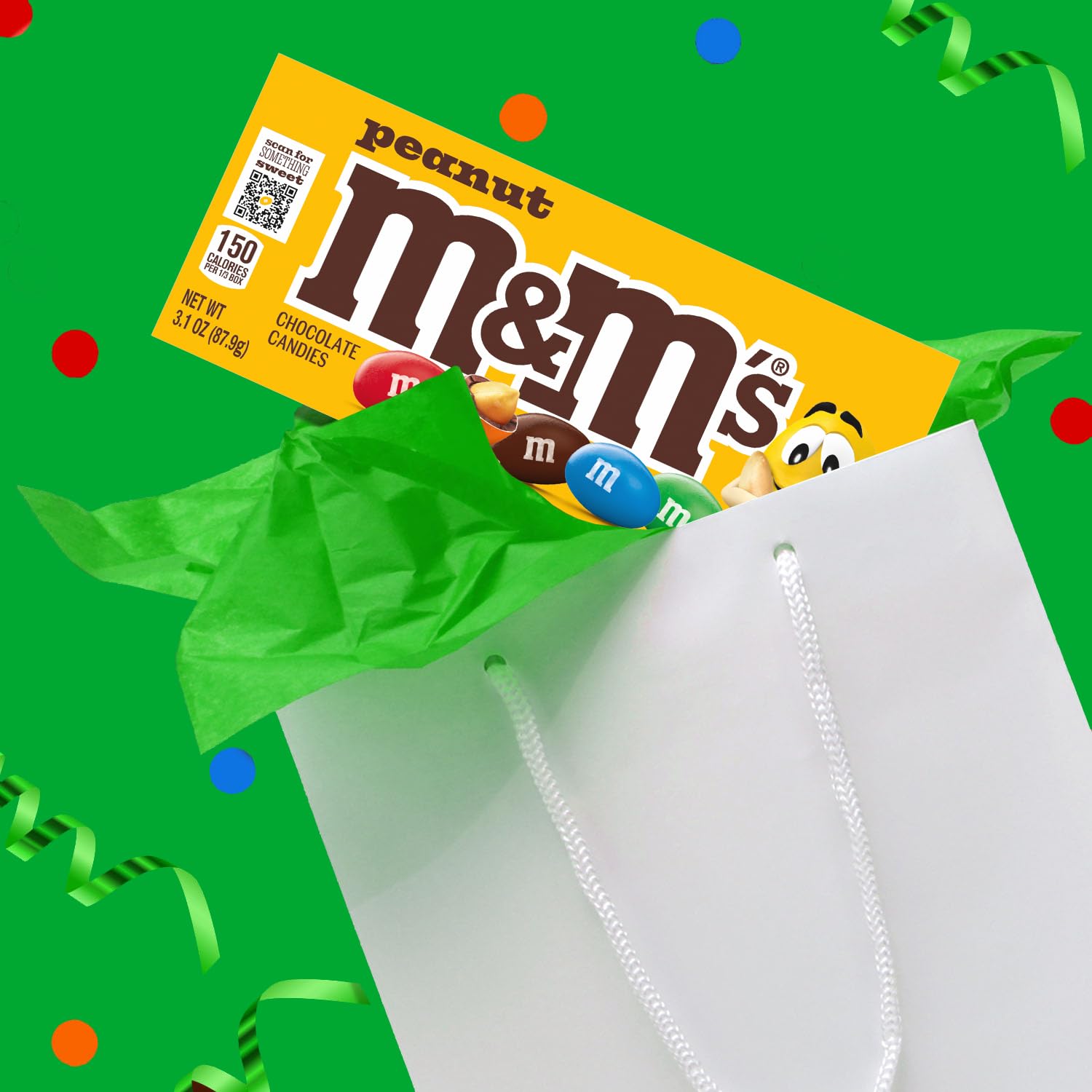 M&M's Peanut Chocolate gift-pack presentation for celebrations