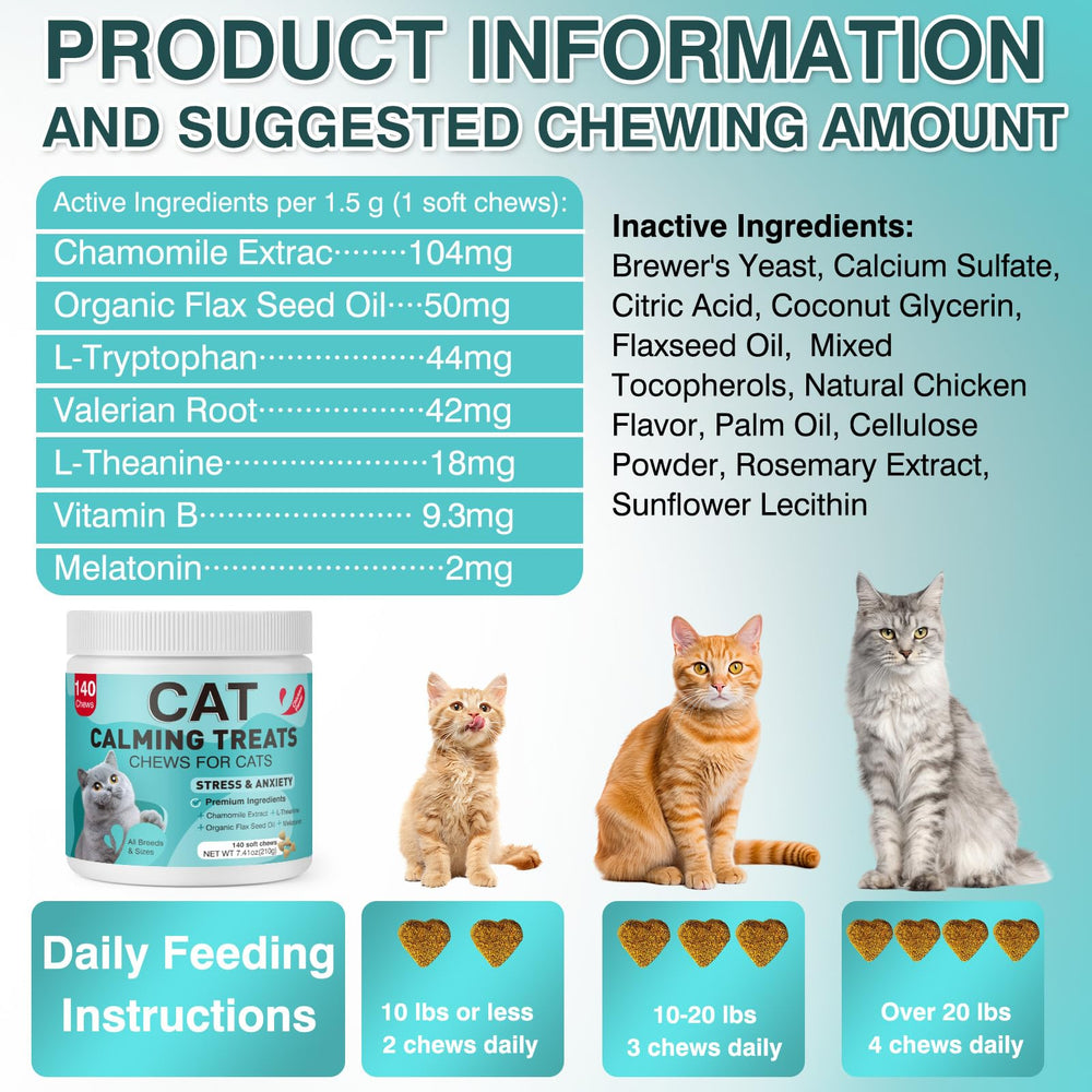 MNQAXZ cat calming treats vet-visit setup promotes easier appointments.