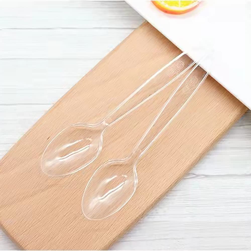 MOACOCK disposable spoons enable quick cleanup at barbecues and gatherings.