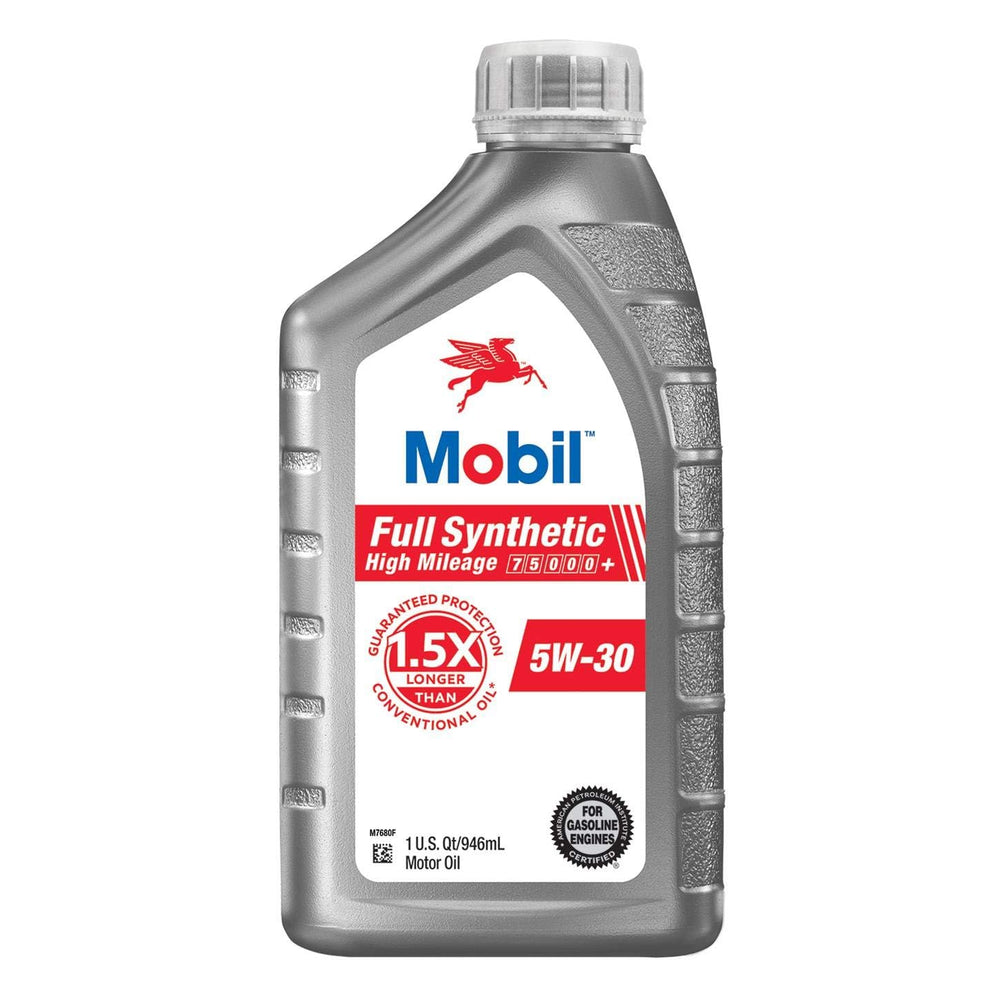 Six-pack display for convenient stock-up on regular oil changes.
