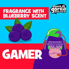 Moco de Gorila Gamer fragrance note hints at pineapple and vanilla.