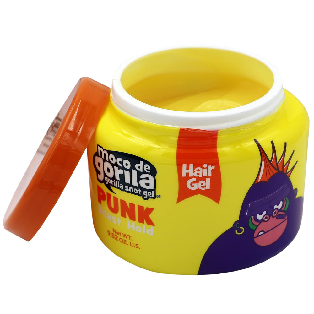 Close-up of Gorilla Punk gel texture with fragrance notes of peach and honey