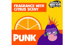 Moco de Gorila Punk gel delivers high shine with a clean finish.