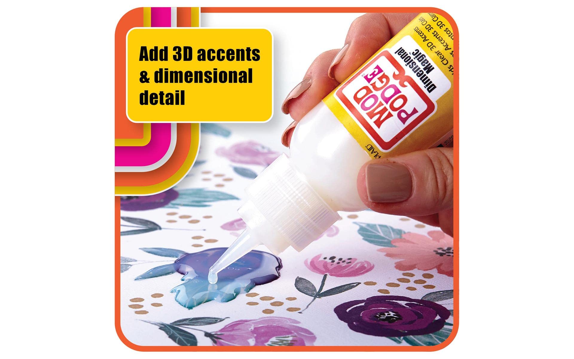 Mod Podge Dimensional Magic crystal-gloss close-up on a surface