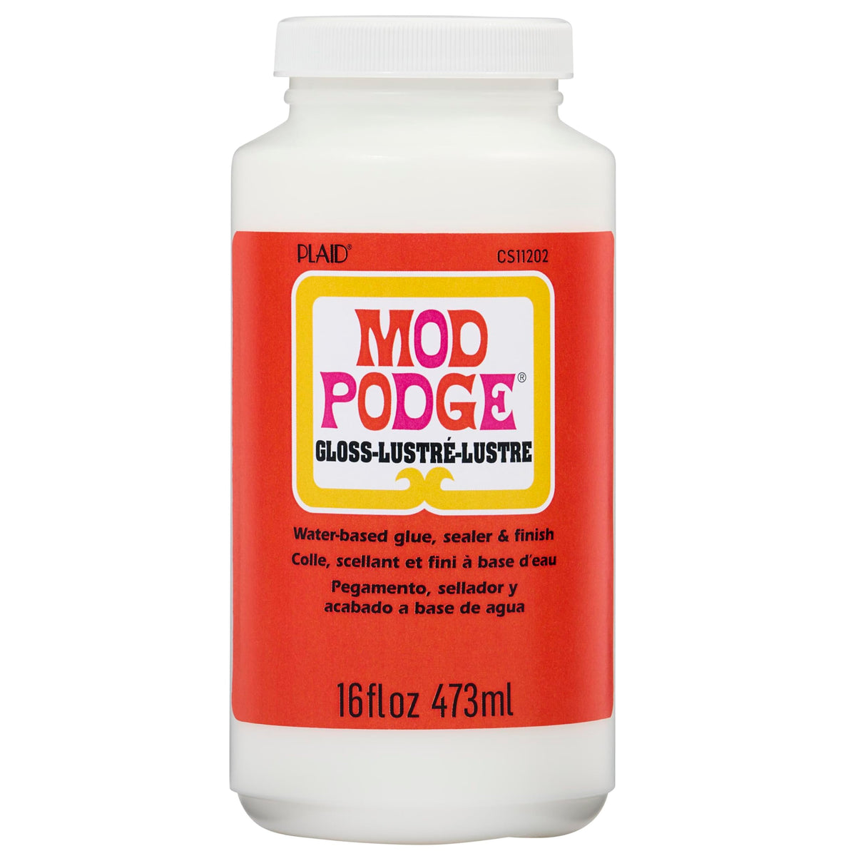 Mod Podge Gloss Sealer Bottle with versatile decoupage use