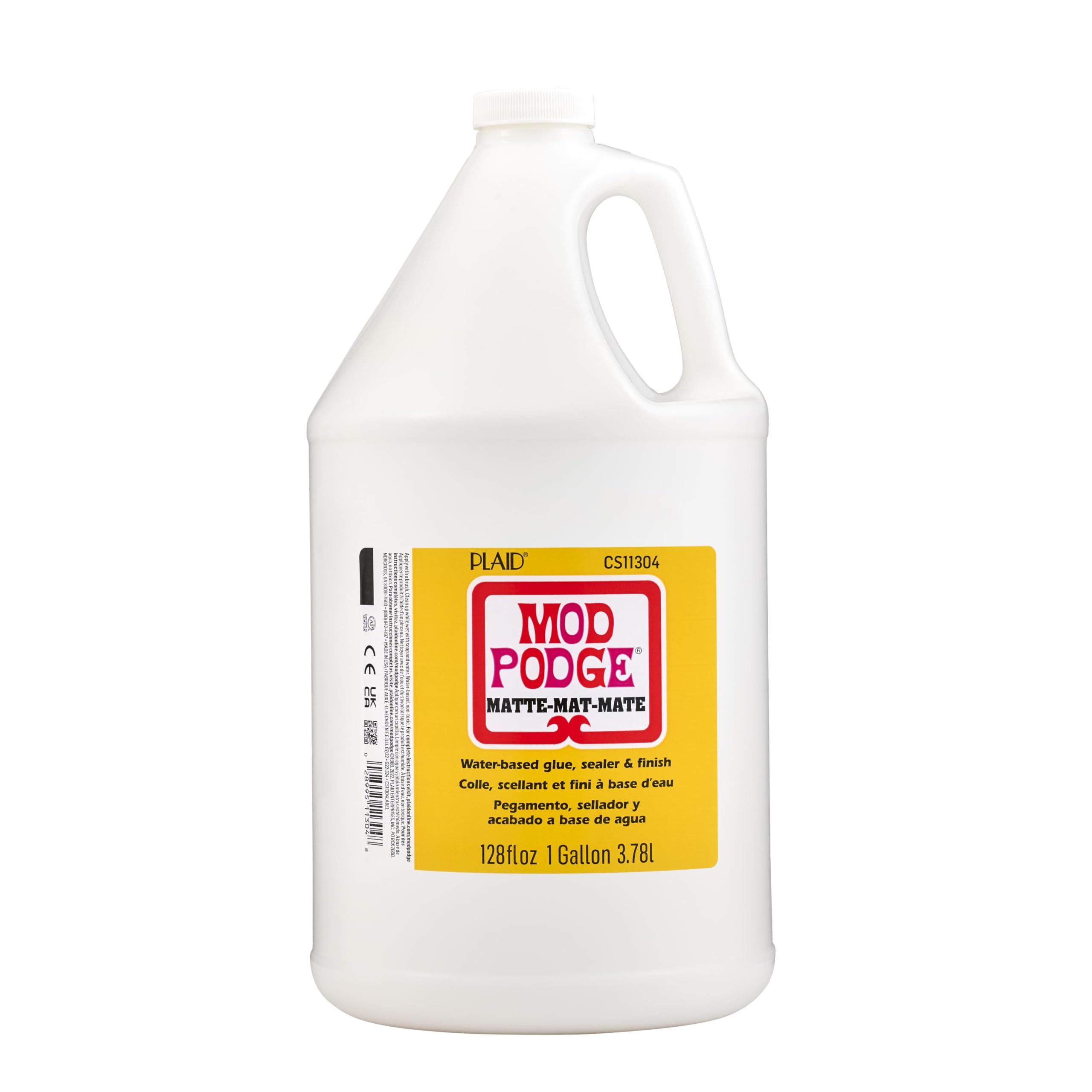 Mod Podge Matte bottle and cap ready for use in craft projects.