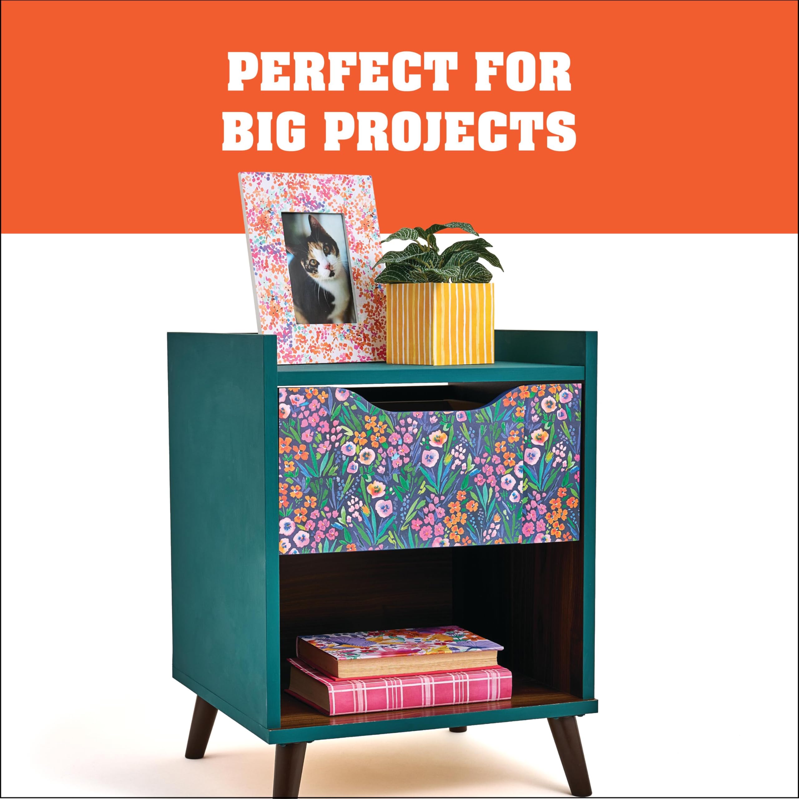 Fabric project sealed with Mod Podge Matte for lasting protection.
