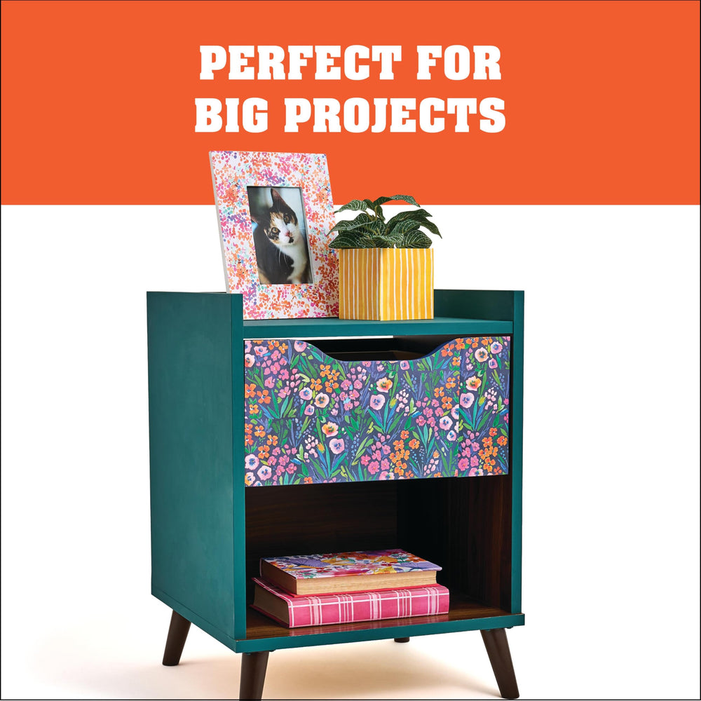 Fabric project sealed with Mod Podge Matte for lasting protection.
