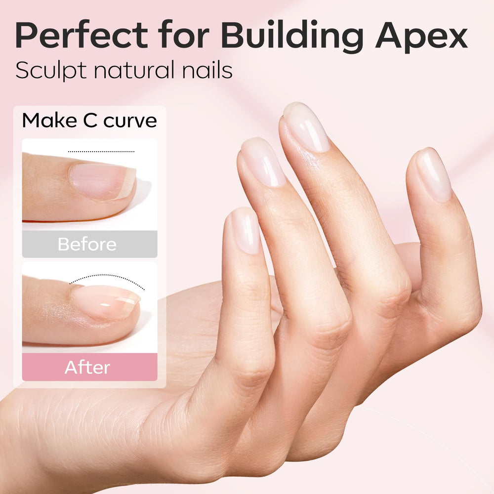 Modelones apex-building gel focus for sculpted thickness and durable foundation