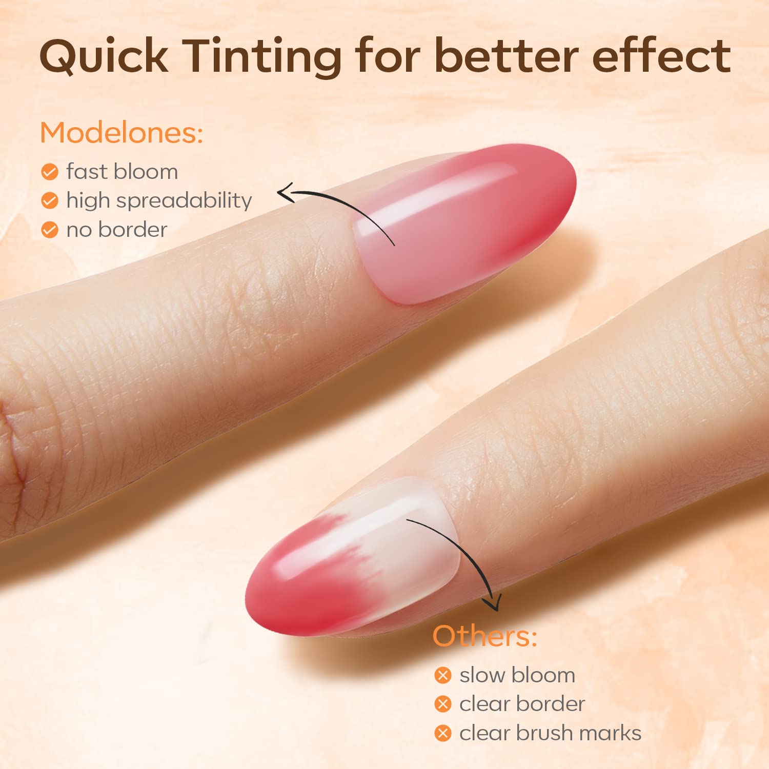 Modelones Blooming Gel floral print design for delicate petals