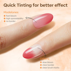 Modelones Blooming Gel floral print design for delicate petals