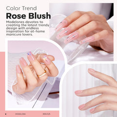 Modelones Builder Nail Gel self-leveling brush enables smooth, easy application.